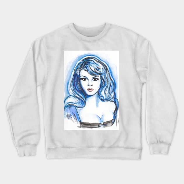 Michele Mercier Crewneck Sweatshirt by Svetlana Pelin